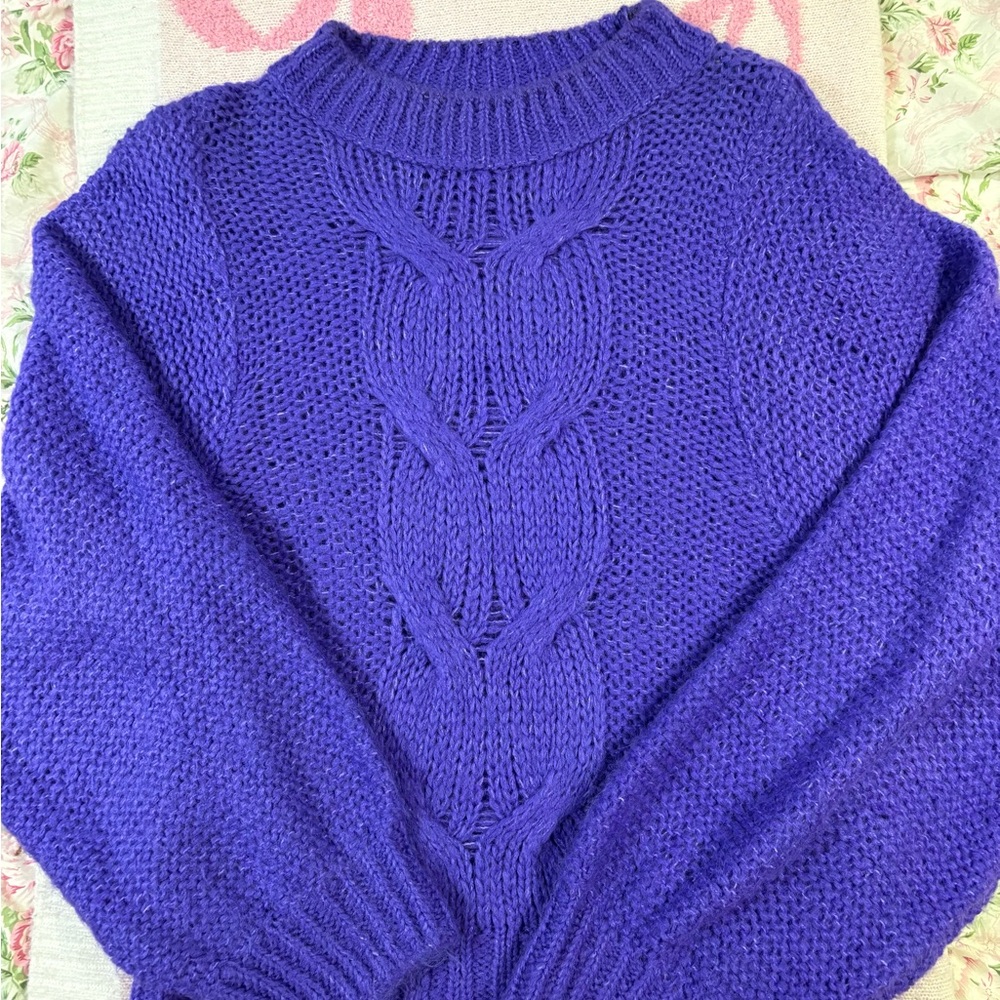 ASOS Vibrant Purple Cowl Neck Sweater